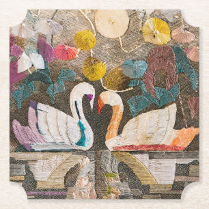 Stoff-Schwan-Unterlage Untersetzer