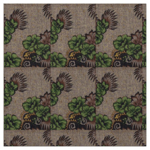 Stoff-Taschen Blumen-Wanddekoration Antik Stoff