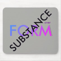 "Stoff über Form"