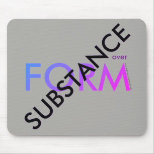 "Stoff über Form" Mousepad