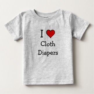 Stoff-Windel-Shirt der Liebe I Baby T-shirt