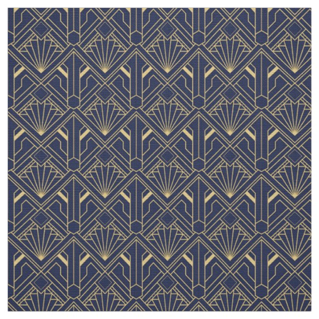 Stoffe - Lilac und Gold Art Deco Nahtloses Design (Muster)