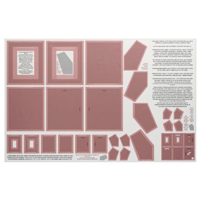 Stoffe Marsala Farbe Make Foto Rahmen 3 Größen (Yard (91,4 cm))
