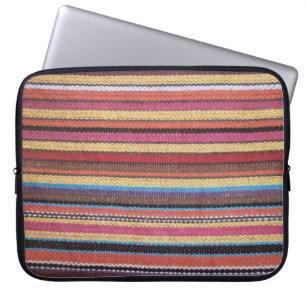 Stoffe Streifen Muster I + Ihre Ideen Laptopschutzhülle