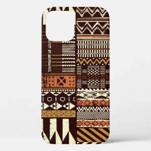 Stoffpatchwork im afrikanischen Stammesstil abstra Case-Mate iPhone Hülle
