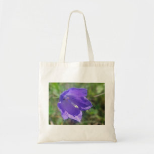 Stofftasche grosse blaue Glockenblumenblüte Tragetasche