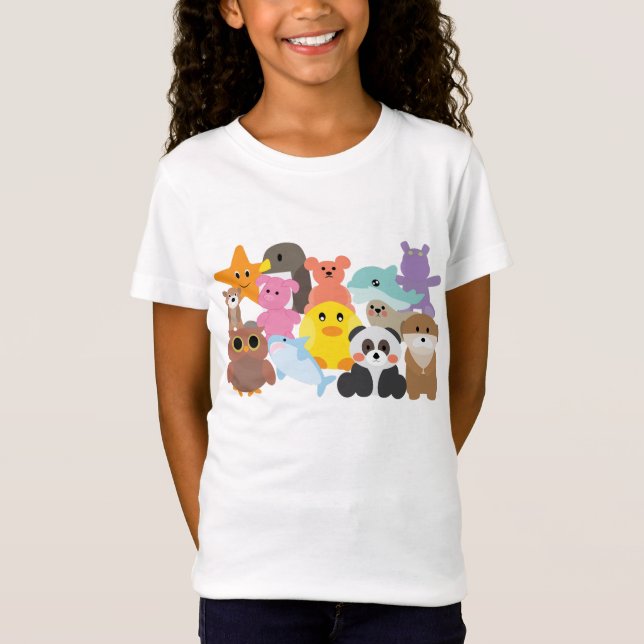 Stofftiere T-Shirt (Vorderseite)