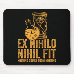 Stoic Gold mit Translation Ex Nihilo Nihil Mousepad