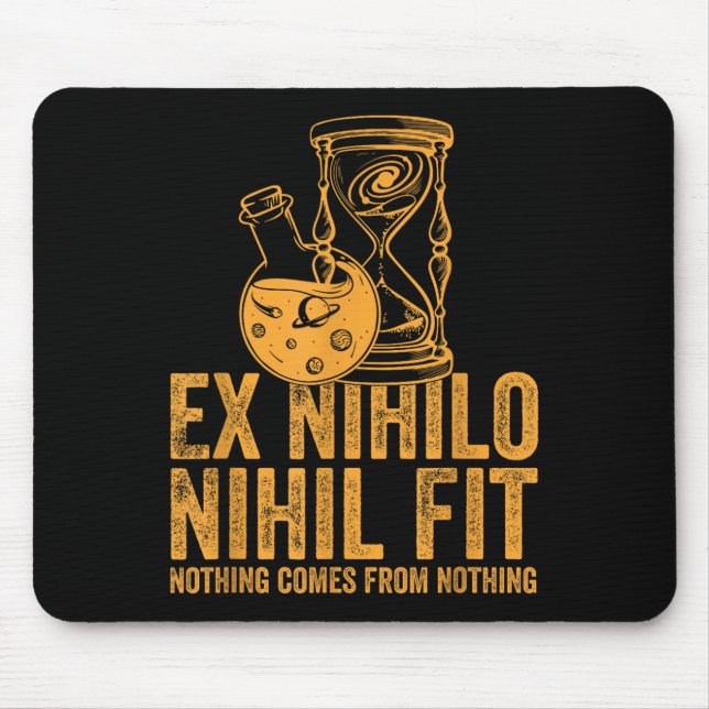 Stoic Gold mit Translation Ex Nihilo Nihil Mousepad (Vorne)