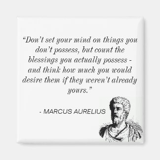 Stoic Magnet, Marcus Aurelius Magnet