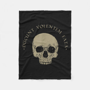 Stoic Philosophy Du Volentem Fata Skull Stoicism Q Fleecedecke