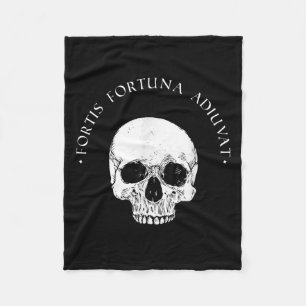 Stoic Philosophy Fortis Fortuna Adiuvat Skull Stoi Fleecedecke