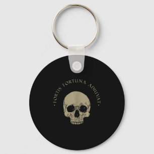 Stoic Philosophy Fortis Fortuna Adiuvat Skull Stoi Schlüsselanhänger