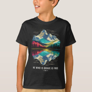 Stoic Seneca Philosoper Zitat Brave Free Stoicismu T-Shirt