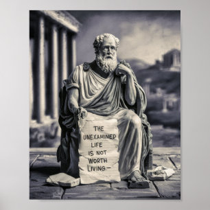 Stoikismus Wall Art, Motivierend Zitatposter Poster