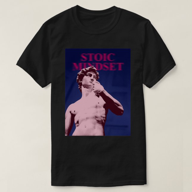 Stoïque mentalité classique TShirt (Design devant)