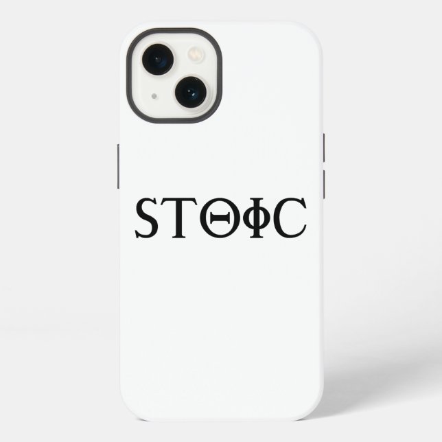 stoisch iPhone hülle (Rückseite)