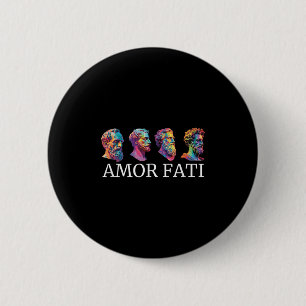 stoische Icons Amor Fati Moderner Stoikismus Griec Button