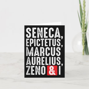 Stoische Philosophen Zitate für Philosophie Karte