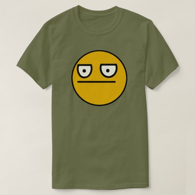 Stoisches Smilie T-Shirt (Design vorne)