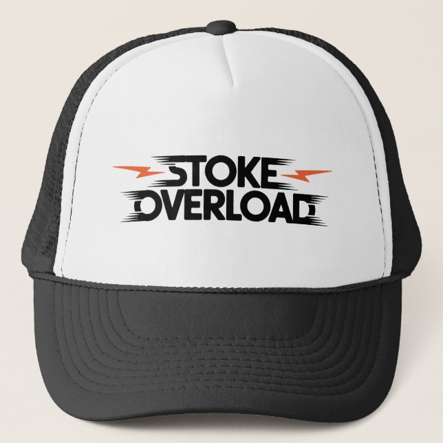 Stoke Overload Lightning Truckerkappe (Vorderseite)