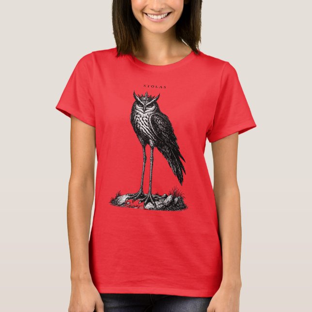 Stolas Krone der Mitternacht T-Shirt (Vorderseite)