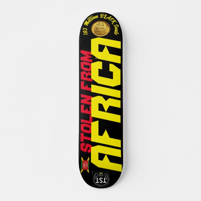 STOLEN FROM AFRICA 2023 7 3/4" Skateboard Deck (Vorne)