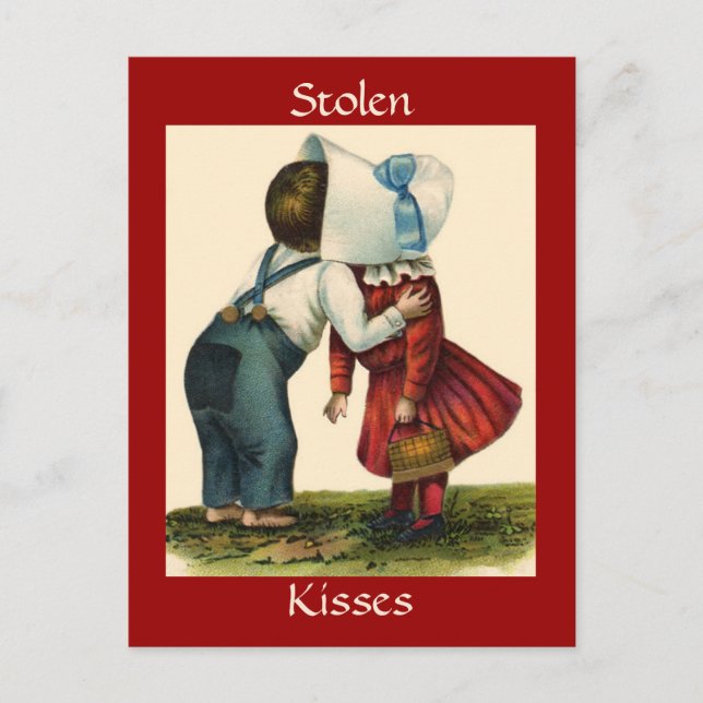 Stolen Kisses - Postcard Postkarte (Vorderseite)