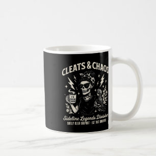 Stollen Und Chaos Skelett Fußball-Mama Lustig an d Kaffeetasse