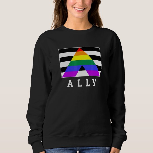 Stolperflagge - Flag mit dem Alien Pride Sweatshirt (Vorderseite)