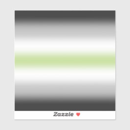 Stolperflagge für Gradient Agender mit Individuell Aufkleber