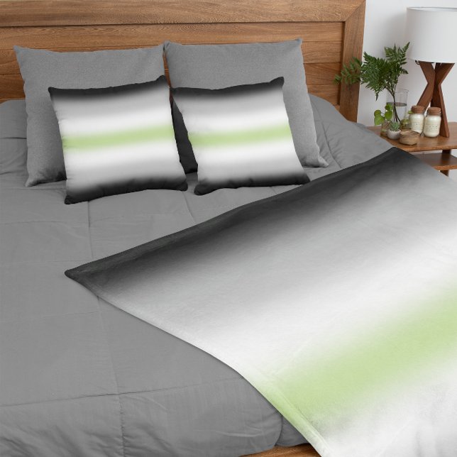 Stolperflagge für Gradient Agender mit Individuell Fleecedecke (Von Creator hochgeladen)