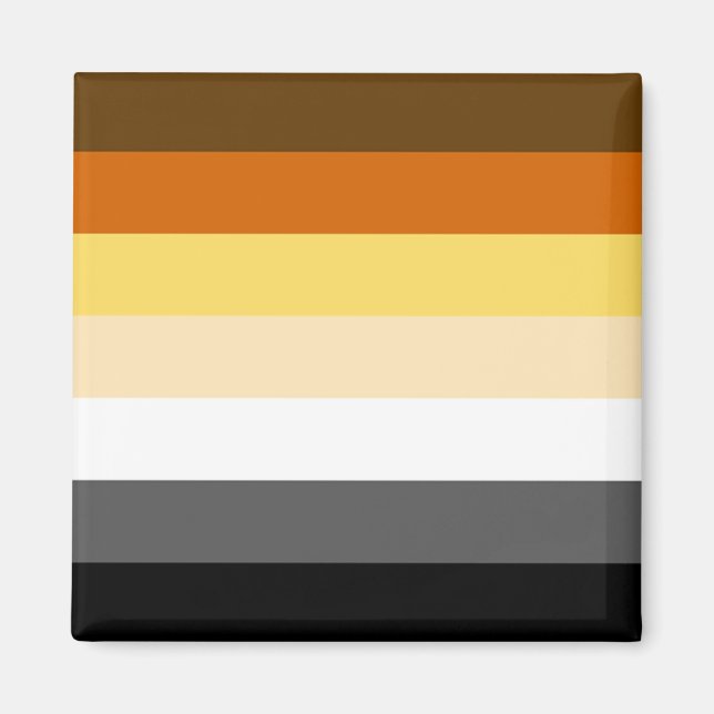 Stolperflagge für klassische Gay Bears Magnet (Vorne)