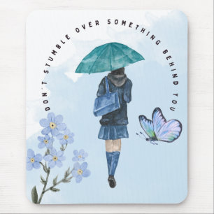 Stolpern Sie nicht über etwas hinter Ihnen Mousepad