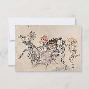 „Stolpern über ihre Zehen“ von Arthur Rackham Dankeskarte