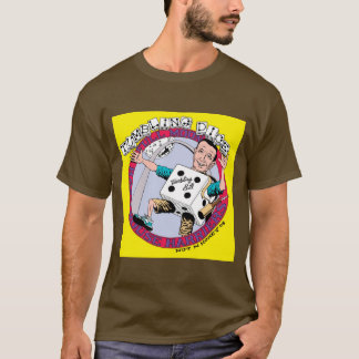 Stolperndes Würfel-Vollmond-Hasch-Shirt T-Shirt