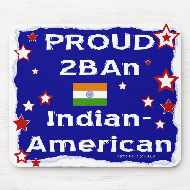 Stolz 2B Ein Indianeramerikaner - Mousepad (Vorne)