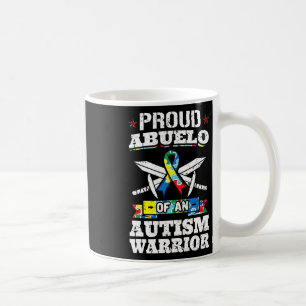Stolz Abuelo eines Autismus Krieger Bewusstsein Ba Kaffeetasse