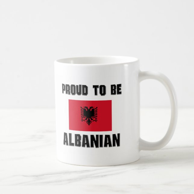 Stolz, ALBANISCH zu sein Kaffeetasse (Rechts)
