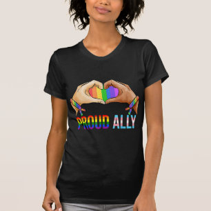 Stolz Albert Pride LGBT Transgender Flag Herz Gay T-Shirt