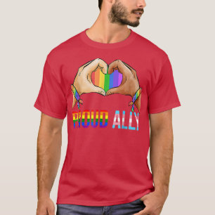 Stolz Albert Pride LGBT Transgender Flag Herz Gay T-Shirt