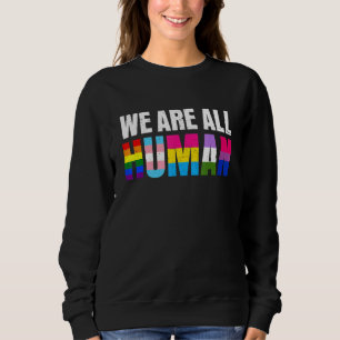 Stolz Ally Equality Bi Bisexual Trans Queer Mensch Sweatshirt