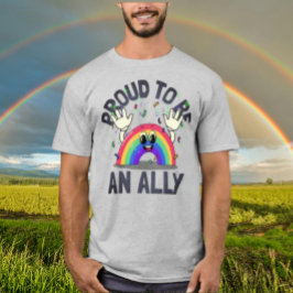 Stolz als alleiniger Regenbogen T-Shirt