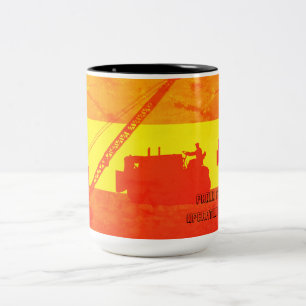Stolz als Betriebsingenieur für Südwestfarben Zweifarbige Tasse