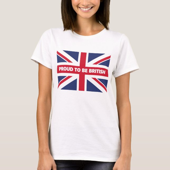 Stolz als britischer T - Shirt (Vorderseite)