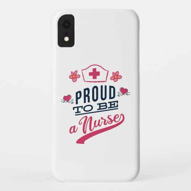 Stolz als Krankenschwester Case-Mate iPhone Hülle (Rückseite)