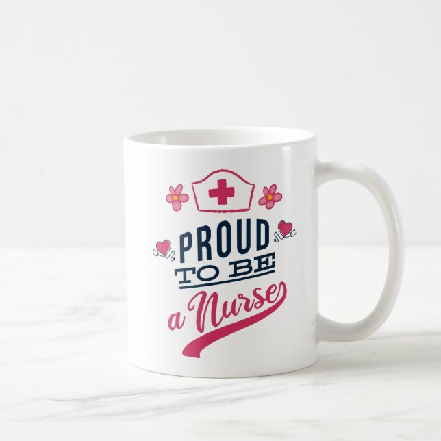 Stolz als Krankenschwester Kaffeetasse (Rechts)