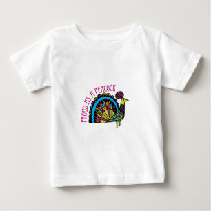Stolz als Pfau Baby T-shirt