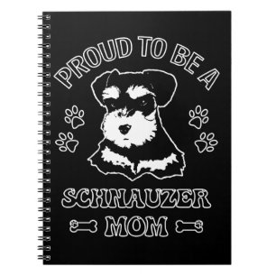 Stolz als Schnauzer-Mama Notizblock