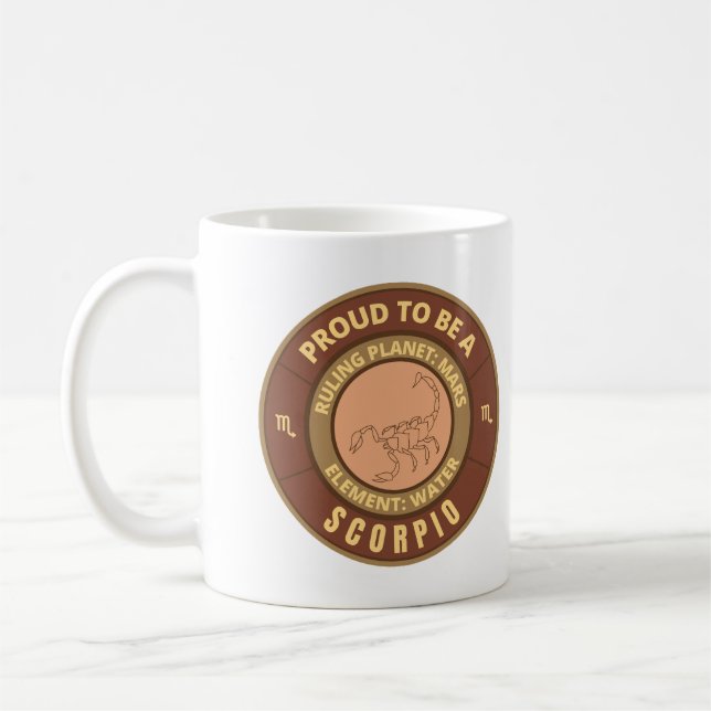 Stolz als Skorpio Kaffeetasse (Links)